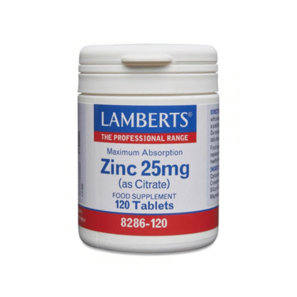 Zinc Citrate Tablets 25mg 120's